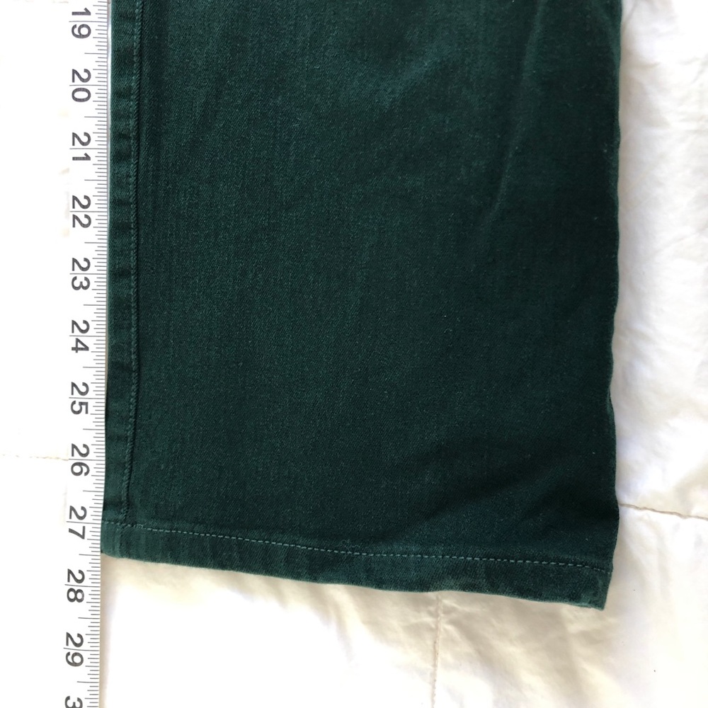Betabrand medium green denim jeans - Picture 2 of 5